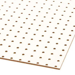Plus blanco perforado